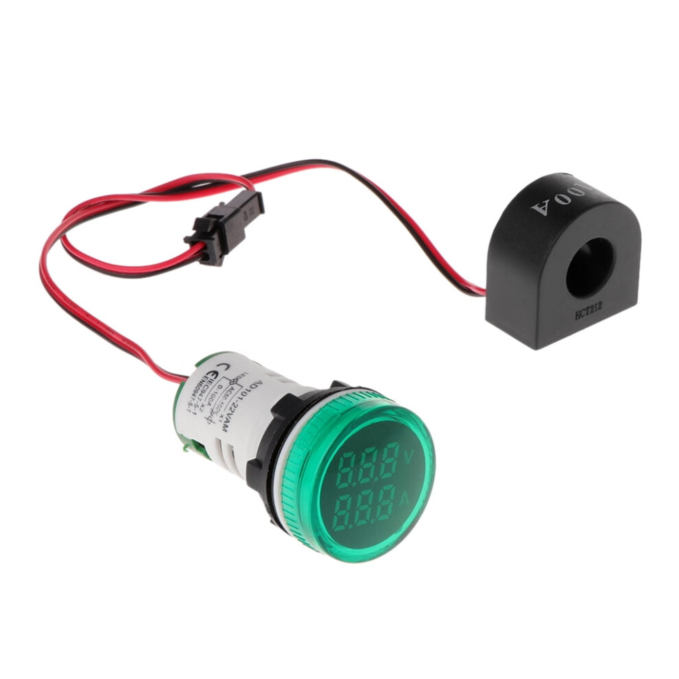 Digital Voltmeter Ammeter 50-500V 0-100A 22Mm 9027700201279