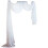 White Sheer Canopy Bed Curtain 197x59 Inch 1