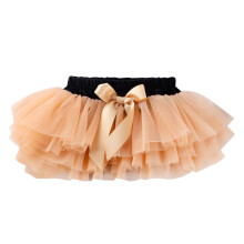 Soft Fluffy Tutu Skirt for Baby Girls Beige Size 59