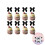 Black Bow Cake Topper 4.3x1.6 in 48 pcs 1