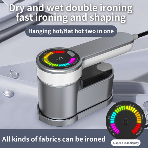 Portable Clothes Steamer with 360 Rotating Nozzle,