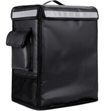 Insulated Delivery Bag for Hot and Cold Food - Black