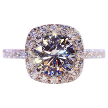 Mothers Day Gift Women's Artificial Diamond Ring Size 10
