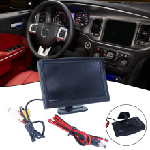 5 Inch AHD 1080P Rear View Camera Kit with Monitor Stand