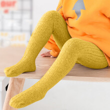 Baby Girls Thick Cable Knit Tights Seamless Cotton Warm