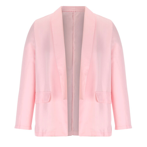 Damen-Arbeitsblazer, leichte, langärmelige Bürojacke 2