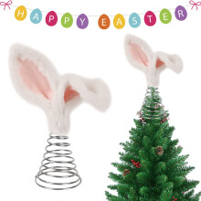 Easter Bunny Ears Tree Topper Festive Decoration