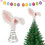 Easter Bunny Ears Tree Topper Festive Decoration 1
