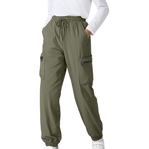 Kids Sports Cargo Pants Water-Resistant Lightweight