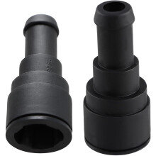 Coolant Hose Connector 3/4 in x 5/8 in 2 pcs
