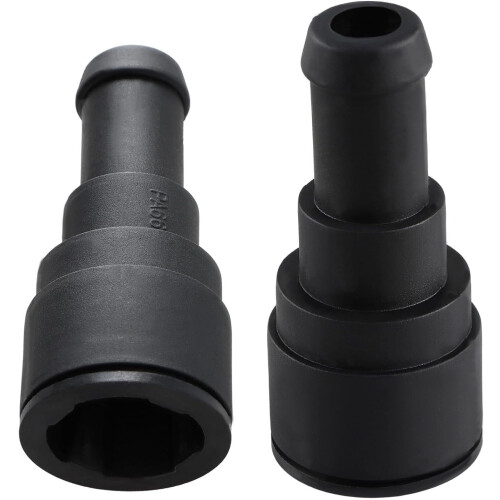 Coolant Hose Connector 3/4 in x 5/8 in 2 pcs