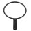 Handheld Makeup Mirror with Handle Black 1