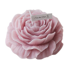 Scented Candle Wine Red Rose Shape Low Temp Body-Safe Wax 1