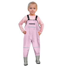 Kids Chest Waders Pink for Girls Size 13-14