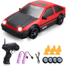 RC Drift Car 1:24 Scale 2.4GHz 4WD 15 km/h with 2 Batteries