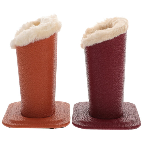 Plush-Lined Glasses Holder 2 Pcs
