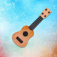 Kids Wooden Ukulele Guitar for Ages 3-8