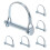 Shaft Locking Pin Carbon Steel 6 pcs 1