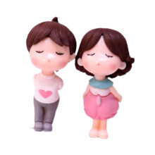 Bride and Groom Cake Toppers Landscape Miniature Scene