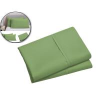 Cotton Pillow Cases Standard Size Set of 2 Army Green