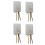 4X 1-480Min Timer Adjustable Disconnect Delay Controller AC110V 220V Power- Delay OFF Relay  7A Voltage Output B 1