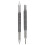 Punch Down Bit Spring Nail Set Rust-Proof Hammerless 2 Pcs 1
