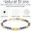 Boho beaded bracelet for women silver gold adjustable 7 4