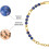 Boho beaded bracelet for women silver gold adjustable 7 5