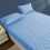 Housse de matelas matelassée ajustée en polyester antidérapant pour matelas profond 6