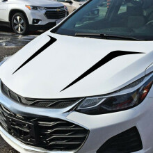 Car Hood Decal Vinyl Trim 100 cm x 26 cm 2 pcs