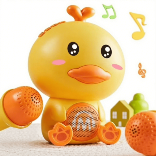 Mini Karaoke Machine for Kids with LED Lights and 2