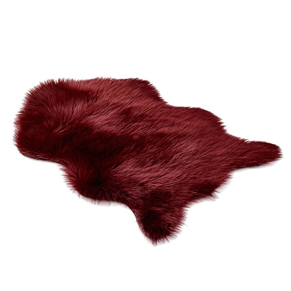 Beige sheepskin shag rug soft fuzzy machine washable 5x7 ft