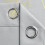 Light Grey Blackout Curtains with Gold Palm Design Thermal 6