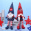 Patriotic Gnome Plush Decor Scandinavian Tomte Couple 2 Pack 1