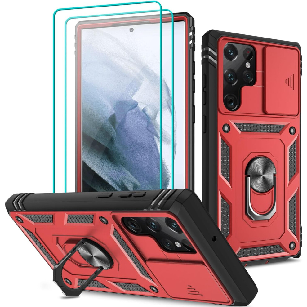 Samsung Galaxy S22 Ultra Case With Slide Camera Cover, 2 9422877559183
