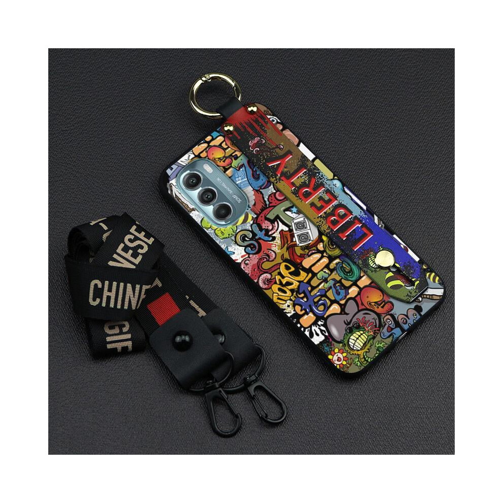 Moto G Stylus 5G 2022 Phone Case With Lanyard Kickstand 9422877551552