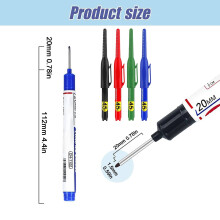 Drill Marker Pen Long Nib 20mm Waterproof Fine Tip