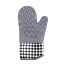 Silicone Oven Mitts Heat Resistant Cotton-Lined 2 Pack