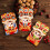 Red Foldable Bag Cartoon Design 6 Pieces 1