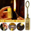 Gold Bar Refillable Kerosene Lighter Keychain 10000+ 1
