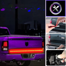 LED Truck Taillights Flowing Turn Signal 12V/24V Universal