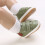 Chaussures bébé printemps été vert uni semelle souple décontractées 4