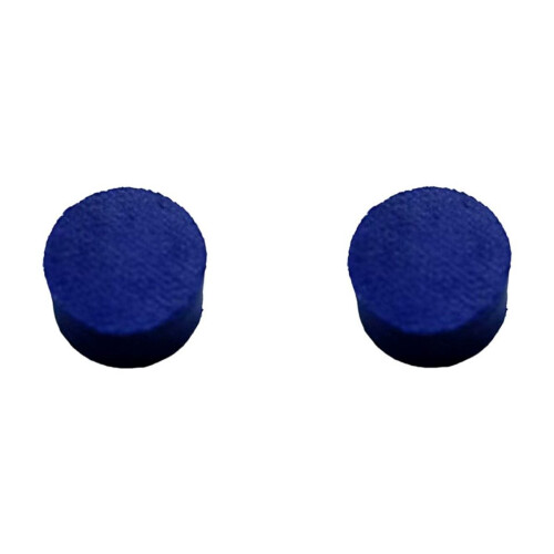 Billiard Cue Tips Leather 14x8mm 6-Layer 2 Pcs