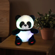 Glowing Teddy Bear LED Plush Toy 9.8 Inch Color-Changing
