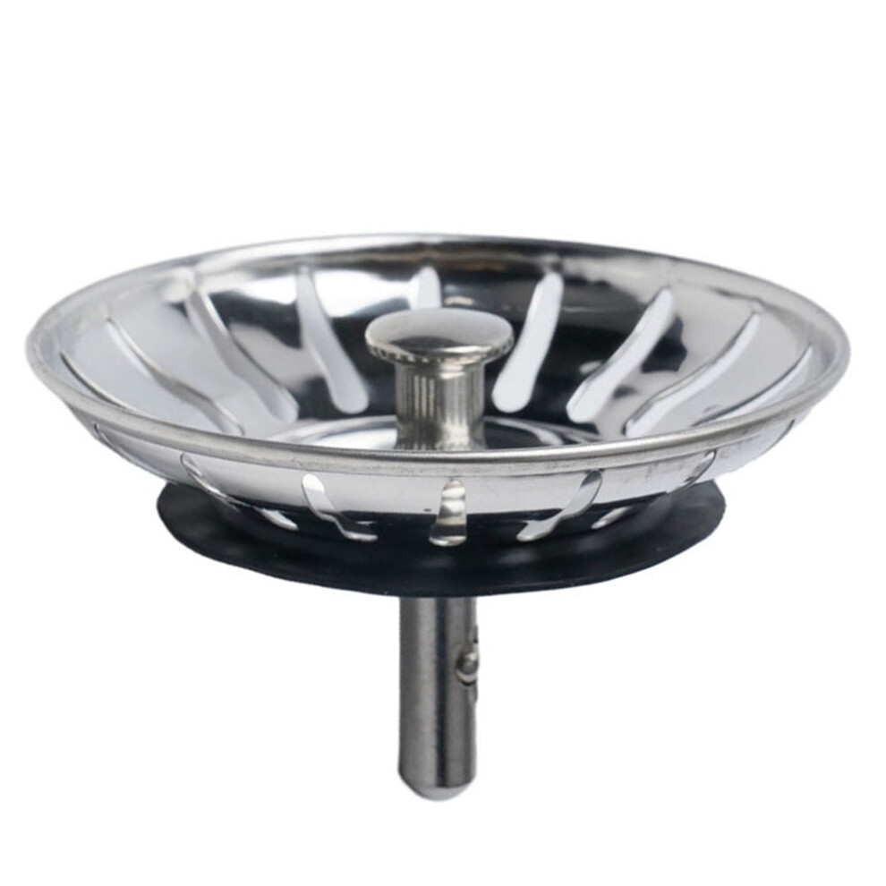 Stainless Steel Sink Strainer Drain Plug 80Mm 9085618516755
