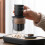 Modern Minimalist Ceramic Tea Set with 3 Cups and Portable 2