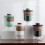 Modern Minimalist Ceramic Tea Set with 3 Cups and Portable 5