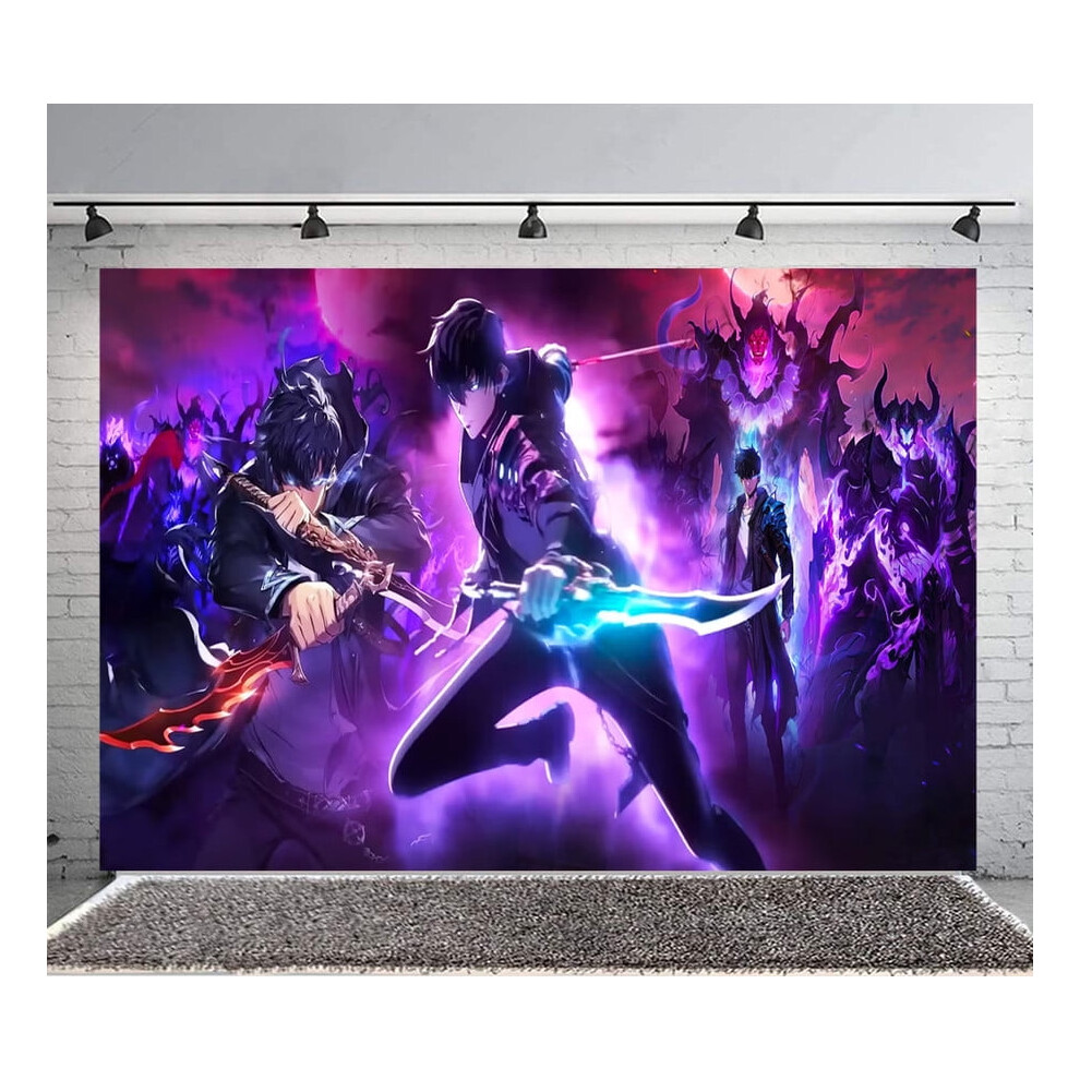 Solo Leveling Backdrop Banner For Party Photography And 9399596292229