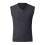 Men's sweater vest solid color relaxed fit sleeveless 3