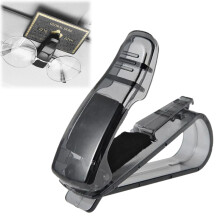 Sunglass Visor Clip for Car Black 2.75x0.98x0.98 inch